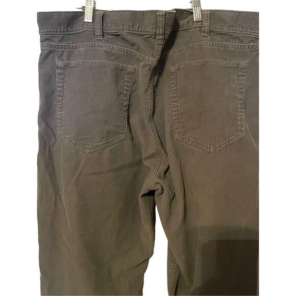 J.Crew Mens Grey Button & Zipper Fly Straight Leg Corduroy Pants Size 38 - Picture 3 of 11